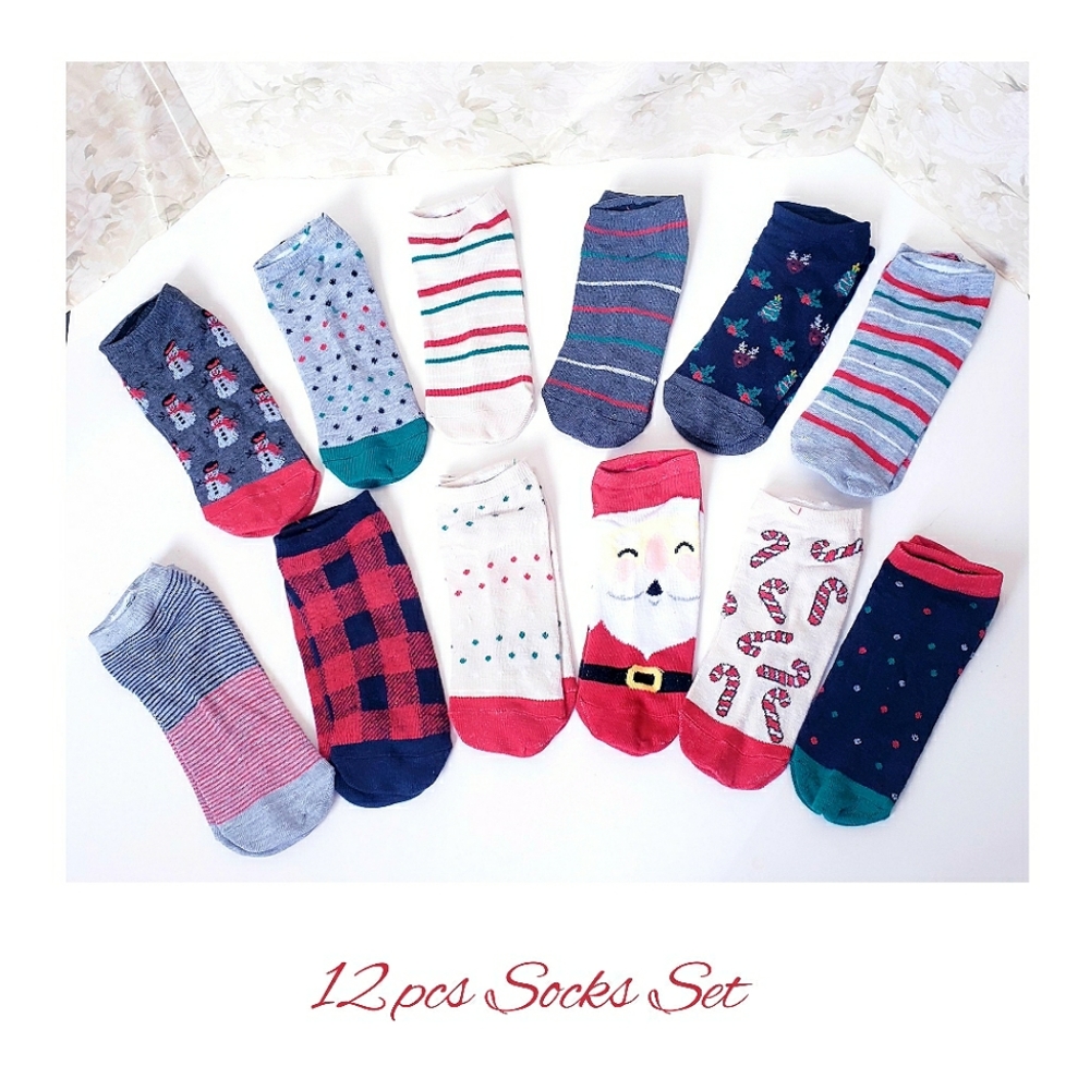 12 Days Of Socks Set "New"